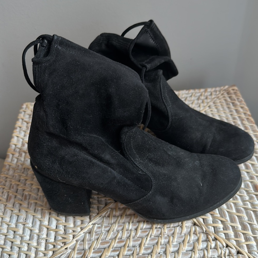 Stuart Weitzman Black Suede booties
